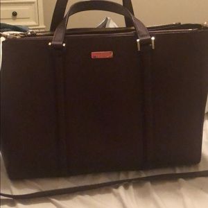 Kate Spade Deep Plum Tote Bag! {Practically New!}